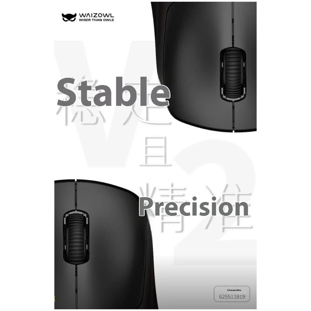 เมาส์ Waizowl V2 OGM Pro เมาส์ไร้สาย Paw3950สามโหมดเซ็นเซอร์อัต