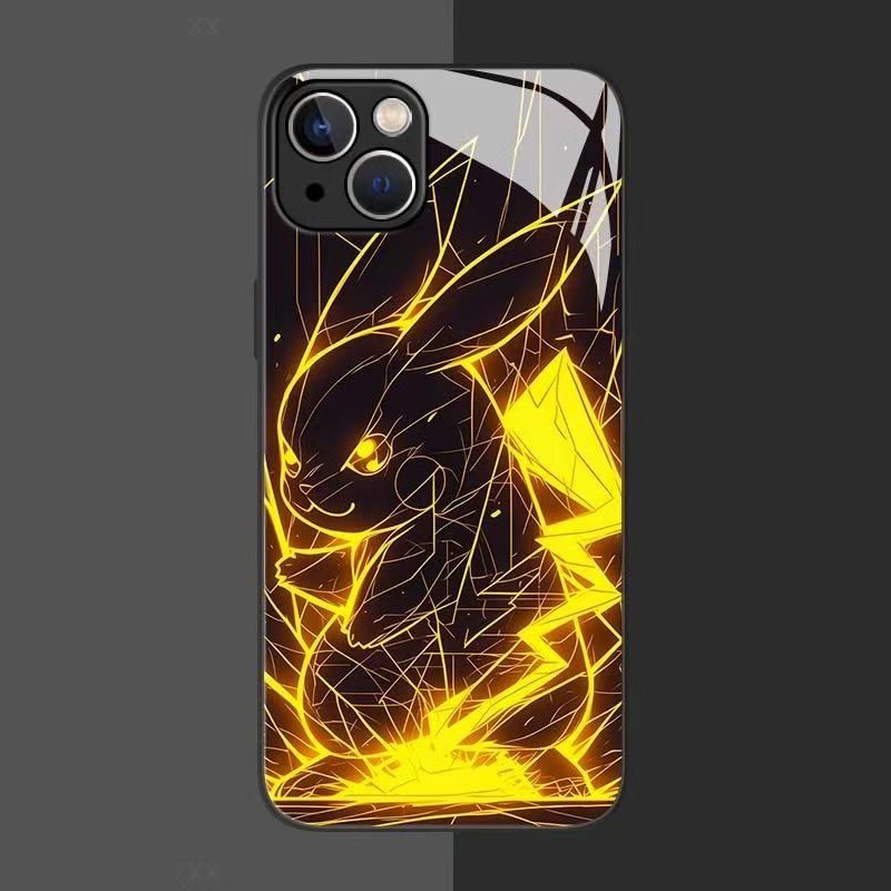 สําหรับ OPPO Reno 13 13F 12 11 11F 12F 10X ซูม 5 7 8 10 Pro + Plus 4G 5G TH1 กระจกนิรภัยเคสโทรศัพท์ Pokémon Pikachu ราคา ถูกที่สุด ดีลบีเคเค แกลเลอรีภาพที่ 2