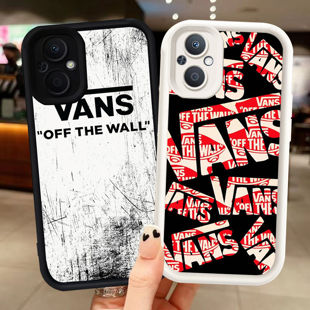 Z-54 V-vans ปลอกสีขาวสีดําสําหรับ OPPO Reno 7Z 8Z 7 8 Lite 5G กรณี