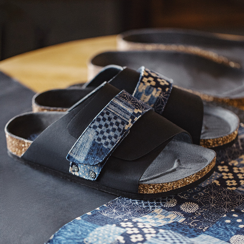Maden Retro Cork รองเท้าแตะผู้ชาย 2025 ฤดูร้อนสไตล์ใหม่สวมใส่ด้านนอก Velcro Casual Niche Flip-Flops รองเท้าแตะ