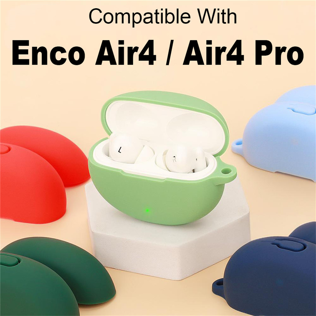 หูฟังซิลิโคนสําหรับ OPPO Enco Air4 / Air4 Pro Anti Dust Housing Sleeve ฝาครอบกันลื่น