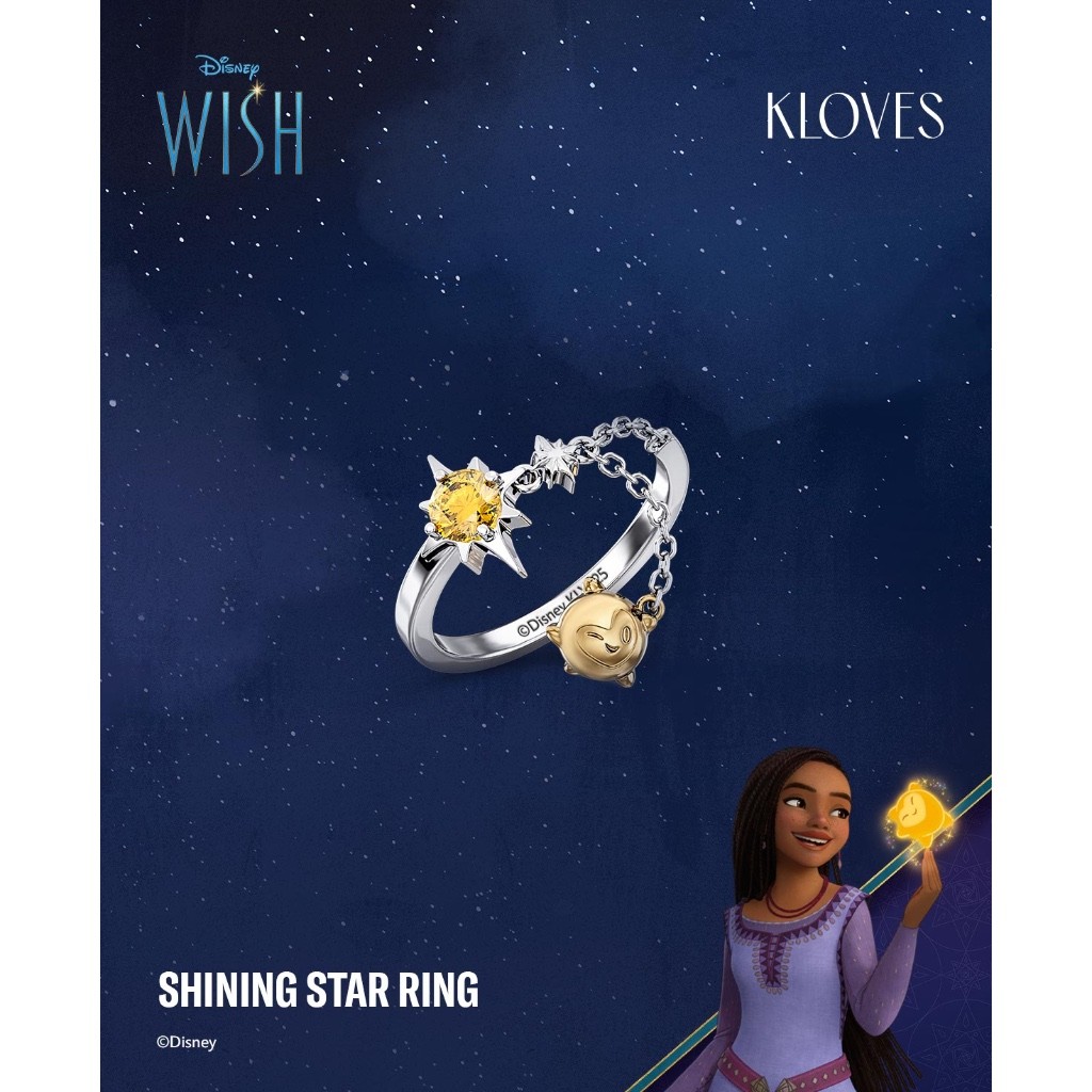 KLOVES - Disney Wish Collection - Shinning Star Ring แหวน Wish