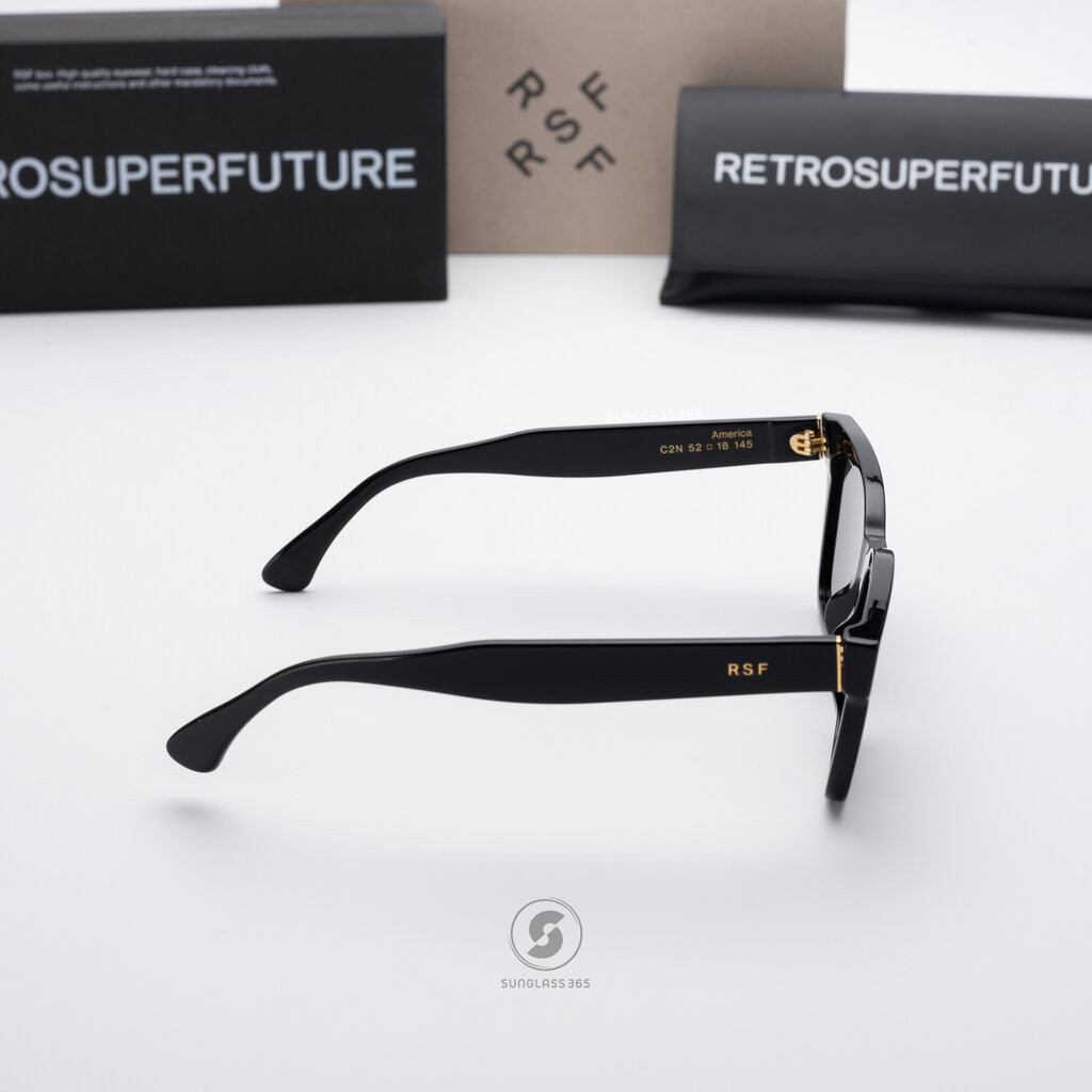 แว่นกันแดด SUPER SP C2N America Black