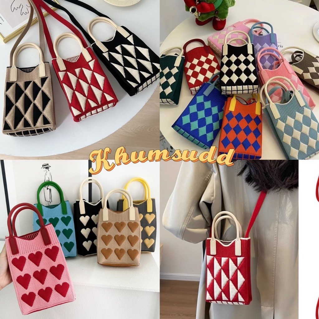 กระเป๋าใส่เหรียญขนาดเล็ก Niche น่ารักกระเป๋าโทรศัพท์มือถือนักเรียนกระเป๋าใส่เหรียญกระเป๋าสะพายข้าง