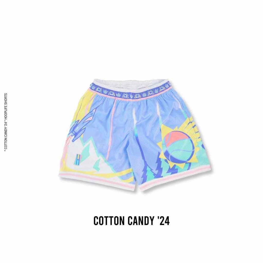 กางเกงขาสั้น ลายพาสเทล แนวสตรีท บาสเก็ตบอล Hooplife ” Cotton Candy’24 ” Mesh SHORT