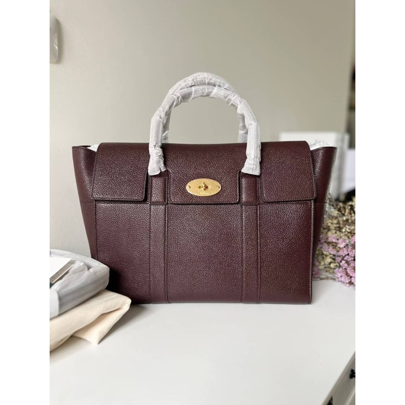 Mulberry Bayswater with strap สี Oxblood