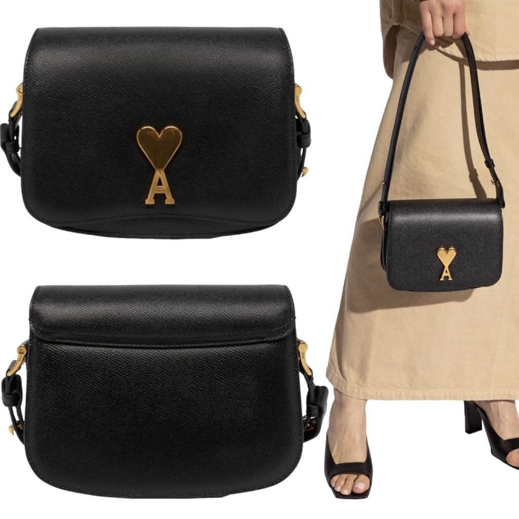 AMI Paris Paris Bag Black - preorderoppa