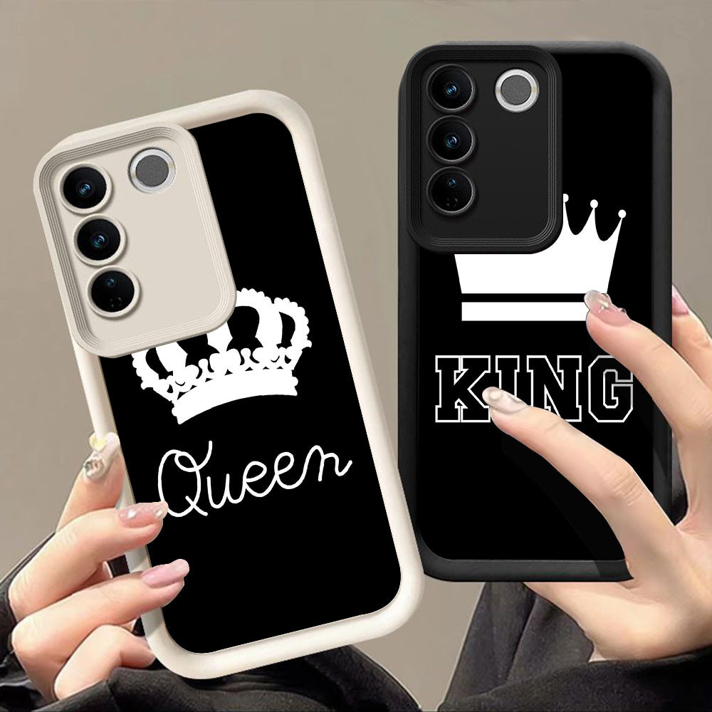 เคสสําหรับ VIVO Y200e Y100 Y81s Y73 V29 V21 Y83 Y81 V21E V29E V27E V27 Pro V60 5G Q-94 King Queen