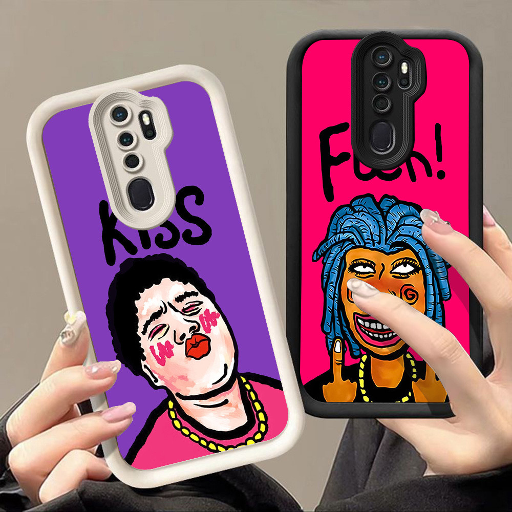 สําหรับ OPPO Reno A9 A37 A5 2Z 2F A39 F17 F11 A83 F5 2020 Pro Q-91 KiSS