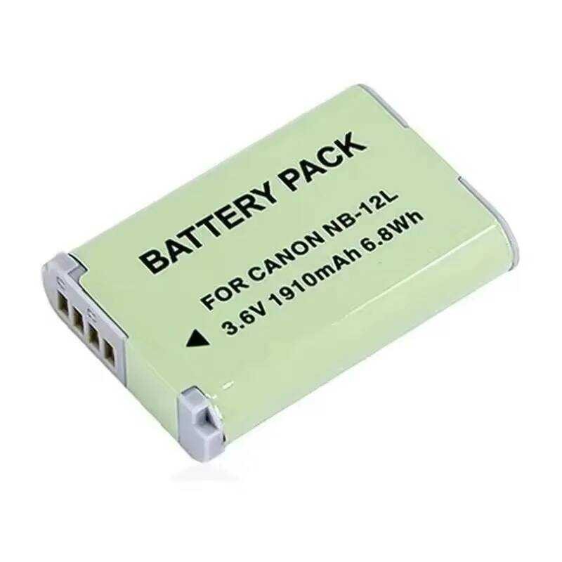 ▥ Nb-12L แบตเตอรี่ 1910Mah Nb12l แบตเตอรี่ชาร์จสําหรับ Canon G1 II G1x Mark 2 สําหรับ N100 VIXI