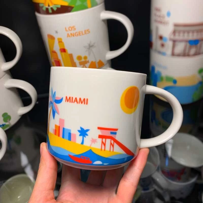 Starbucks You Are Here City Ceramic Mug 2017 Fox Tumbler 2022 thumbnail 4