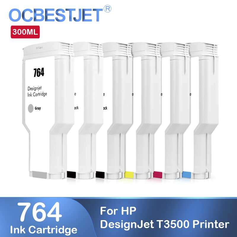 764 ตลับหมึกที่รองรับเครื่องพิมพ์ 8 HP Designjet T3500 C1Q17A C1Q16A