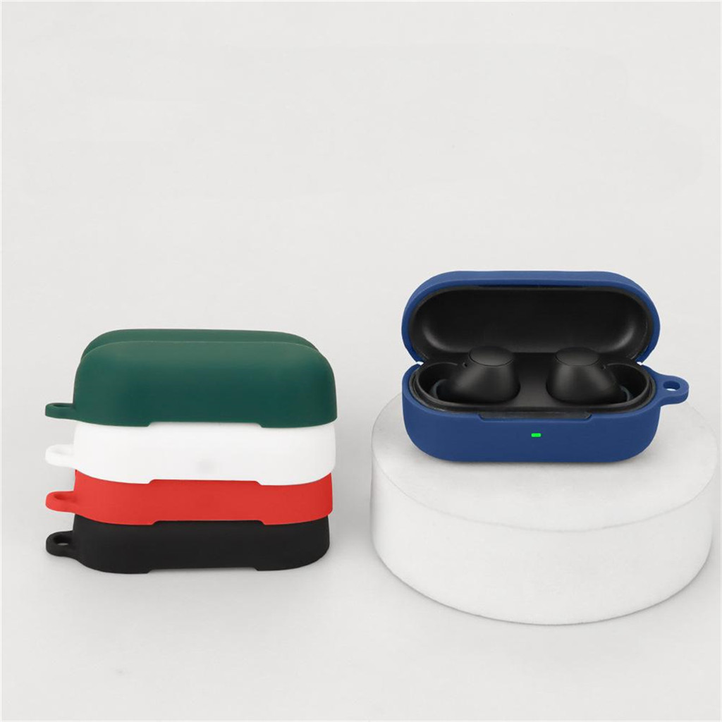 หูฟังป้องกันกรณีสําหรับ Sony WF-C510 Anti Dust Housing Sleeve ฝาครอบกันลื่น