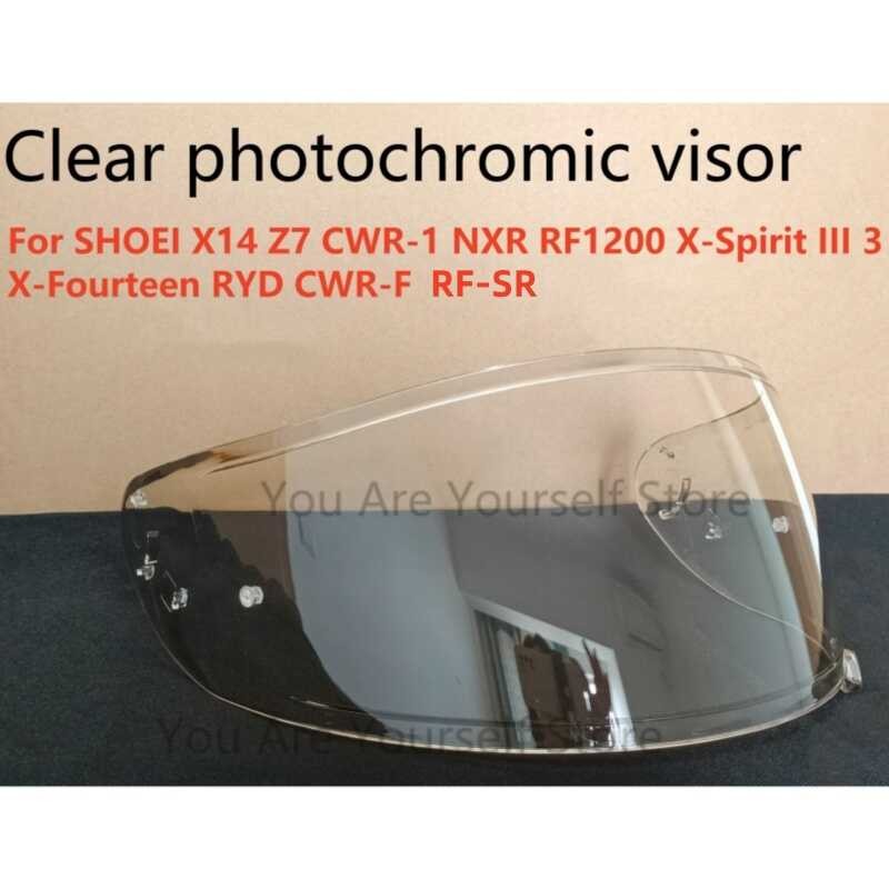 Δ แผงบังแดด Photochromic สำหรับ SHOEI X14 Z7 Cwr-1 Rf1200 X-Spirit III X-14Ryd R