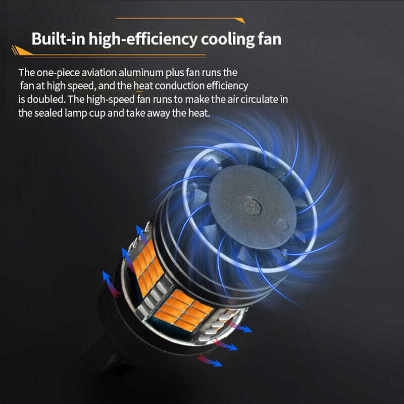 LED รถถอดรหัส 1156 Py21w Bau15s ไฟเลี้ยว Py21w Bap5s 20W 6000Lm ย้อนกลับ