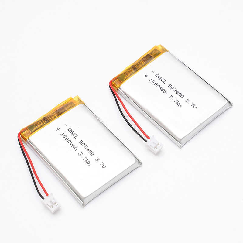 Δ 1000Mah 3.7V 503450 / 523450 แบตเตอรี่ลิเธียมไอออนโพลิเมอร์แบ