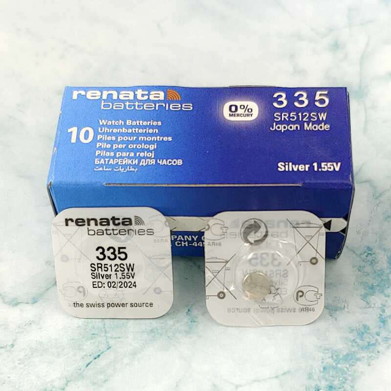 Δ 10Xrenata Sier Oxide นาฬิกาแบตเตอรี่ Sr512sw 3351.55V 100% ต้นฉบับ 335