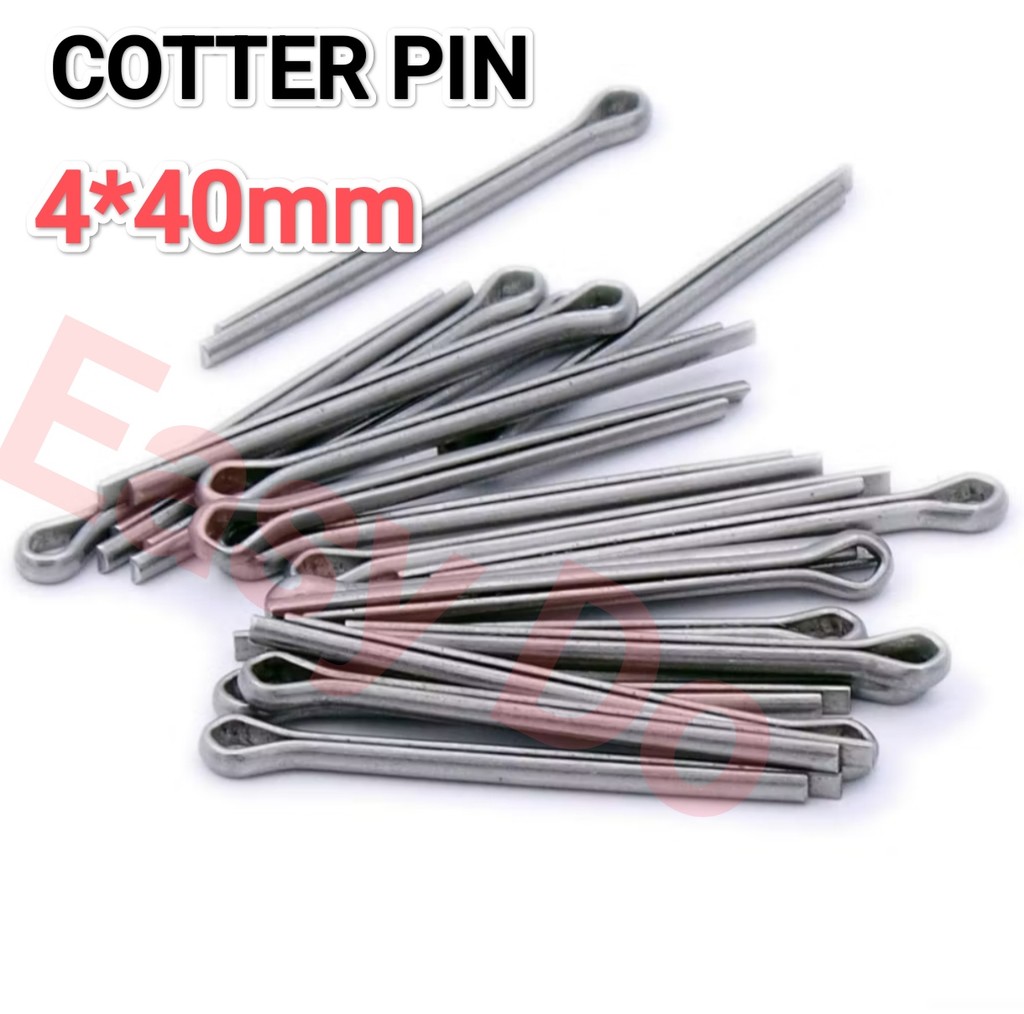 (1 ชิ้น) M4 X 40MM Cotter Pin Pin Penyendal cocket pin