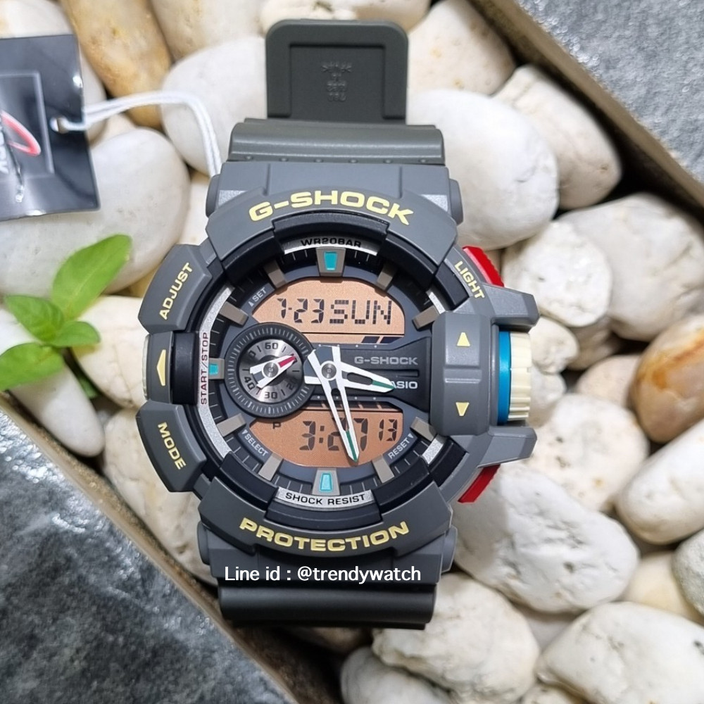 นาฬิกาข้อมือ Casio G-Shock รุ่น GA-400 Series GA-400-1B GA-400HR-1A GA-400CM-4A GA-400BY-1A GA-400S