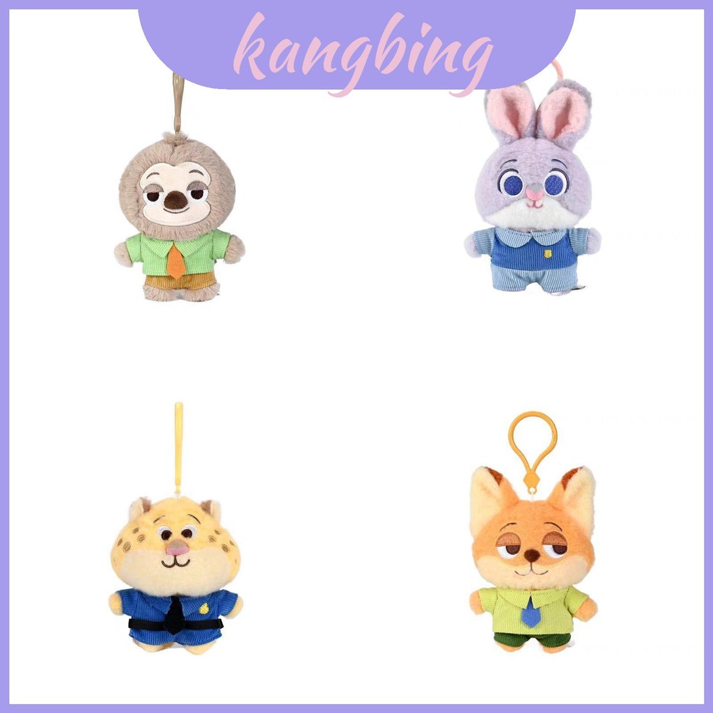 และ Soft Snuggly Disney Zootopia พวงกุญแจตุ๊กตา Featuring Judy Hopps และ Wilde Nick