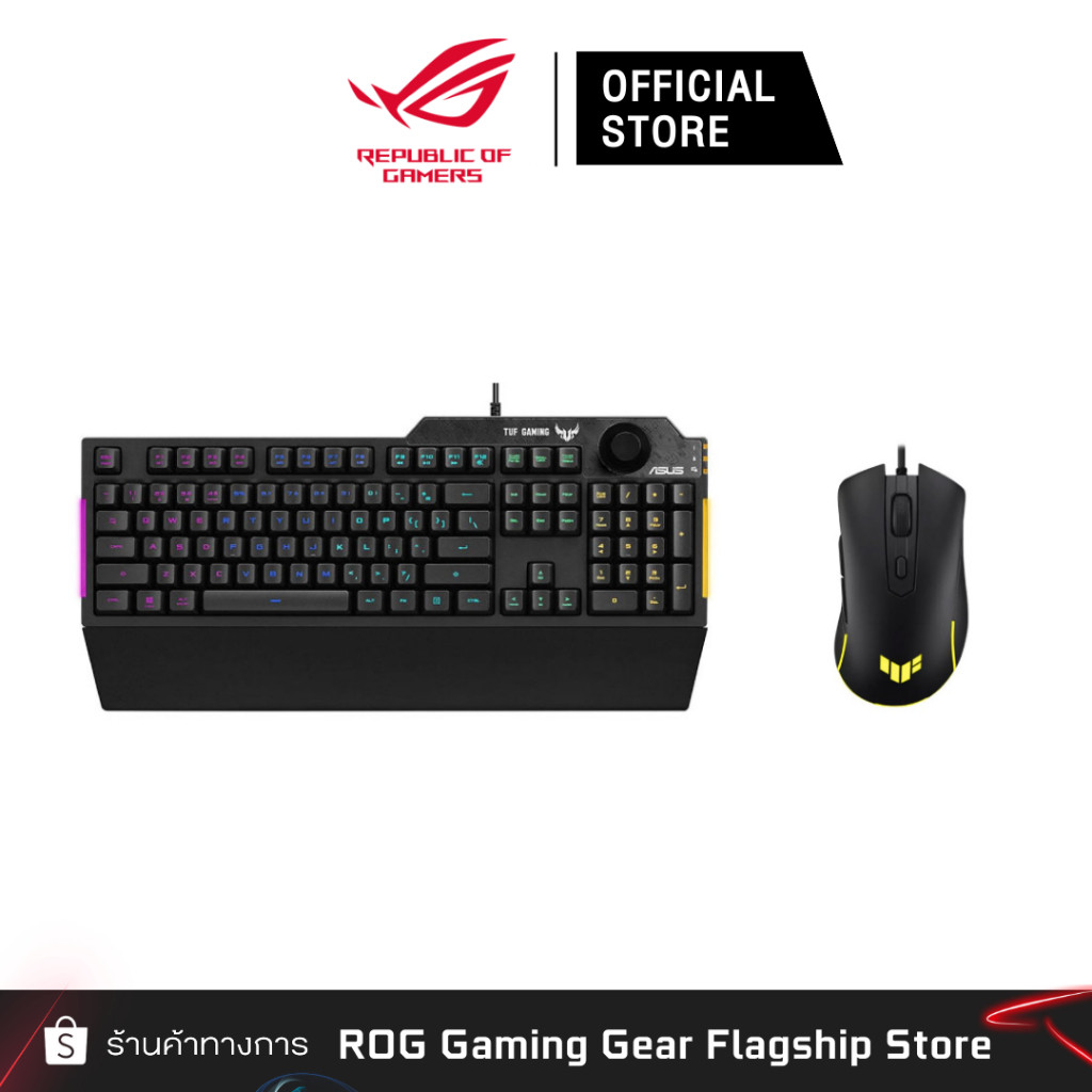 แถมเท่านั้น [90MP0320-BMUA00] และ [90MP01X0-BKLA00] TUF GAMING K1 และ TUF Gaming M3 Gen II Mouse