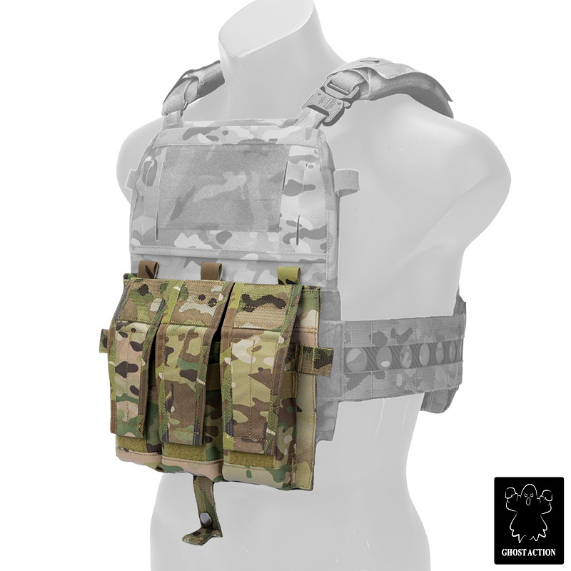 Ghost Action IDOGEAR ยุทธวิธีด้านหน้าแผงกระเป๋าสําหรับ FCSK3.0 FCPC V5 เสื้อกั๊ก 6512 - รูปที่ 5