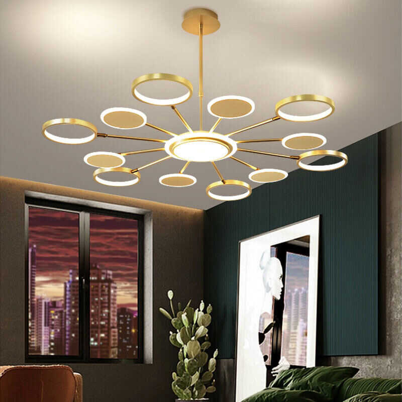 SUNMEIYI 🍀 Modern Ceig Lights Led Chandelier For Living Room Bedroom Restaurant Store Lights A