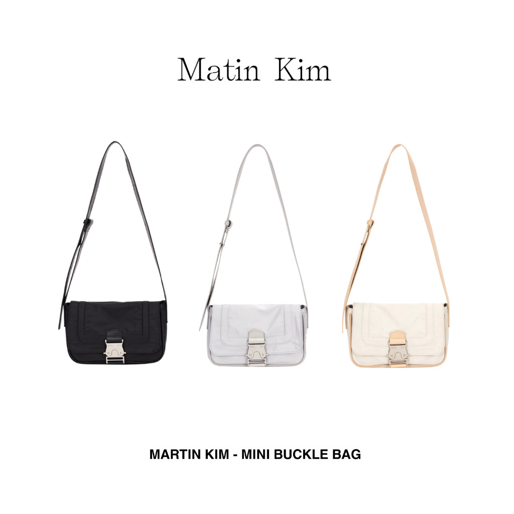 ♞,♘[Pre-order] ꊞ. MARTIN KIM - MINI BUCKLE BAG | ของแท้จากเกาหลี due