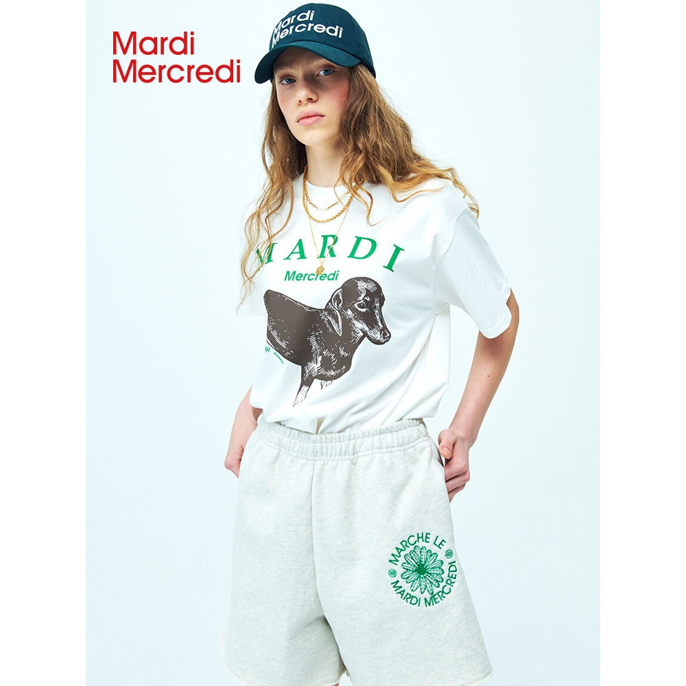 ♞【Official Store】  พร้อมส่งMardi Mercredi TSHIRT DDANJI ของแท้ 100% DA