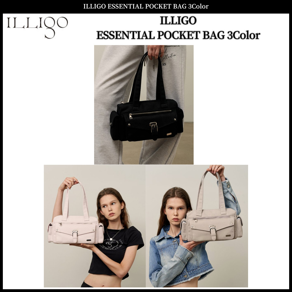 ♞,♘,♙Illigo ESSENTIAL POCKET BAG กระเป๋าสะพาย 3 สี FVB