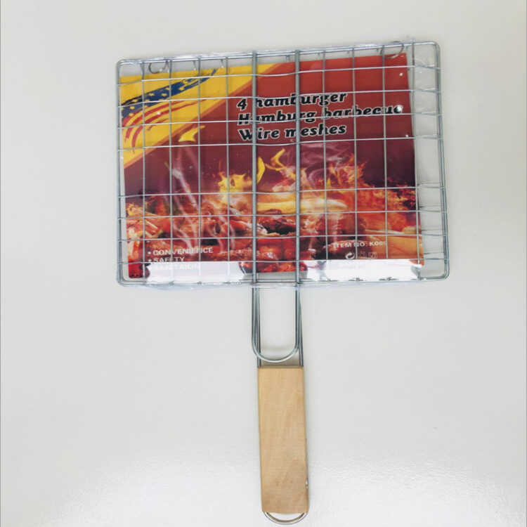 304 สแตนเลสพับบาร์บีคิวย่างลวดตาข่ายถอดแบบพกพา BBQ BBQ Grill Grill Grill Grill