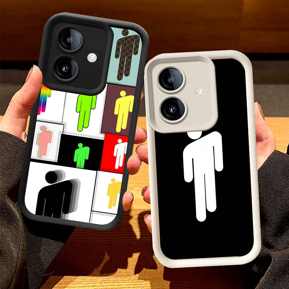 O-49 Blohsh Casing สําหรับ OPPO A3 A3X A5 Pro 5G สีดําและสีขาว