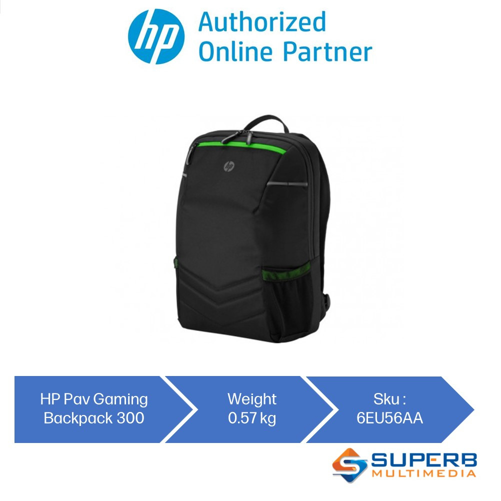 ในสต็อก HP Pavilion Gaming Backpack 300 (6EU56AA)