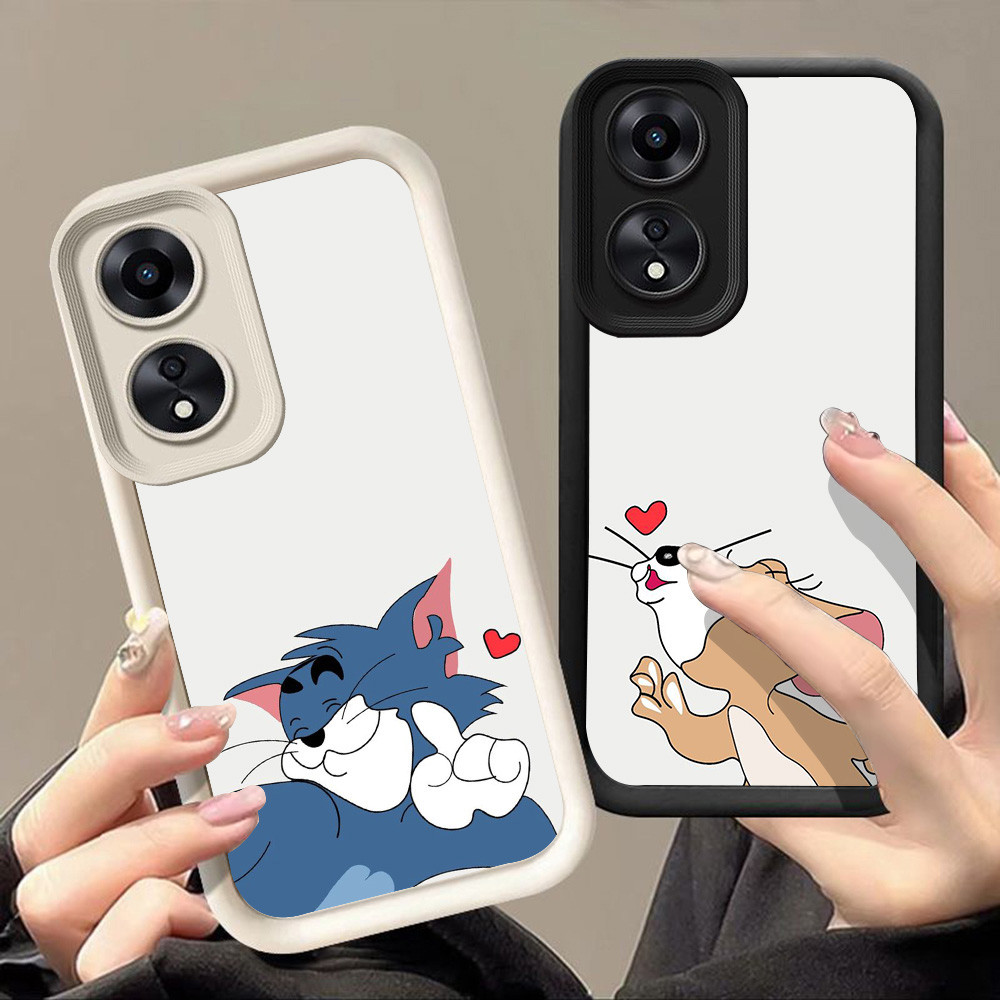 เคสสําหรับ OPPO A17 A38 A17K A58 A60 A78 A18 A98 5G Q-18 คู่ Kiss