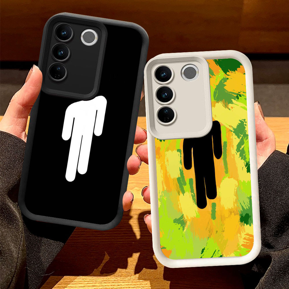 O-49 Blohsh Casing สําหรับ VIVO Y200e V27 V27E Pro สีดําและสีขาว