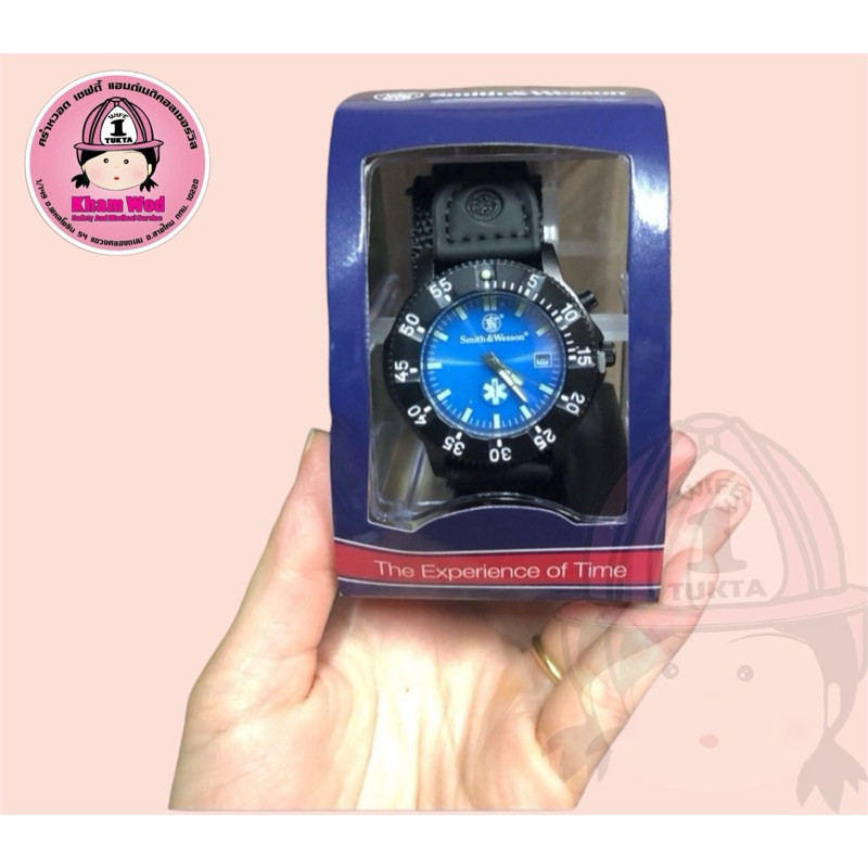 คร่ำหวอดเซฟตี้ นาฬิกาลายดับเพลิง Smith&Wesson Firefighter Watch นาฬิกากู้ชีพ  EMT Star Of Life
