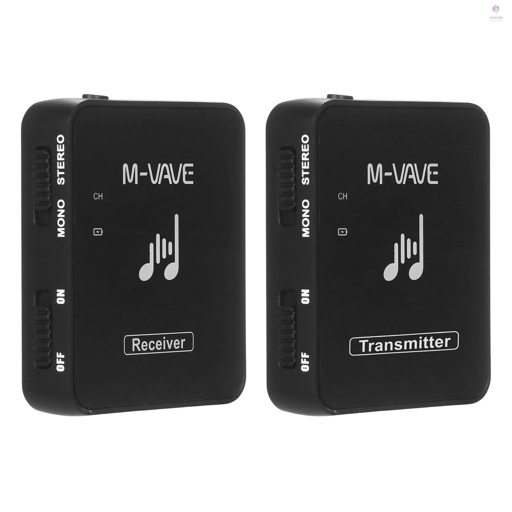 ในสต็อก [EFFECTMUSIC] M-VAVE SWS10 2.4GHz หูฟังไร้สายระบบส่งสัญญาณจอภาพเครื่องส่งสัญญาณแบบชาร์จไฟได้