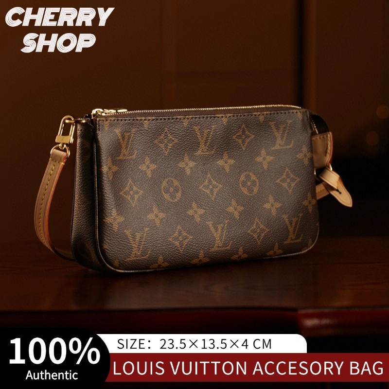 Hot หลุยส์วิตตอง Louis Vuitton  Accessory Bag กระเป๋าถือ/กระเป๋าใต้วงแขน M40712LV BAG