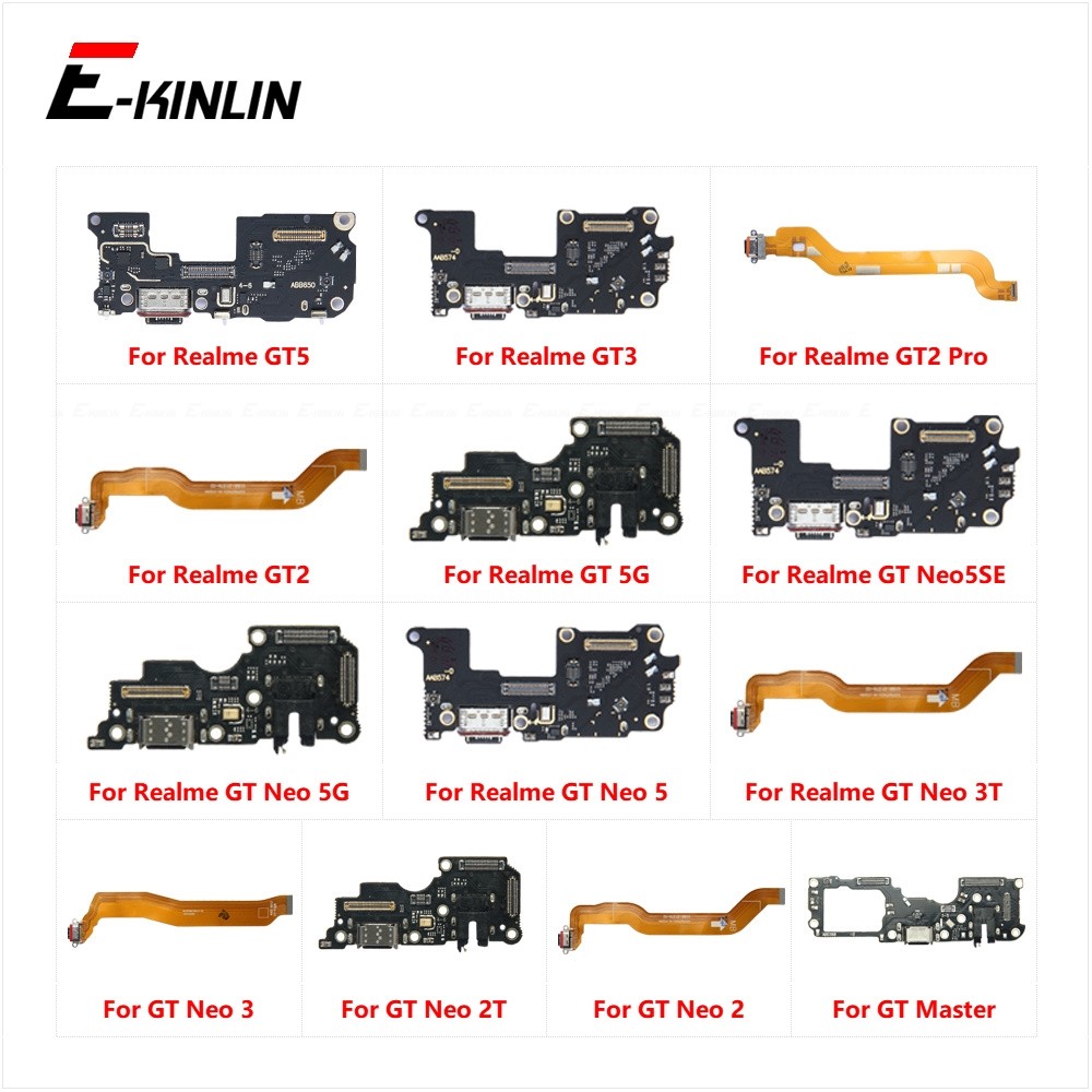 Usb ชาร์จพอร์ต Dock Plug Connector Charger Flex สําหรับ OPPO Realme GT Master Neo 2 2T 3 3T 5 Neo5 SE GT2 GT3 GT5 Pro