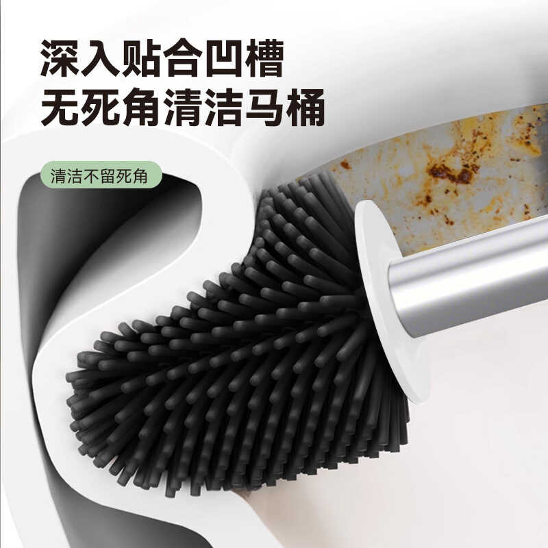 Xinyi แปรงห้องน้ําในครัวเรือน Series ทําความสะอาดแบบใช้แล้วทิ้งซิลิโคนไร้มุมทนทานทําความสะอาดห้องน้ํ