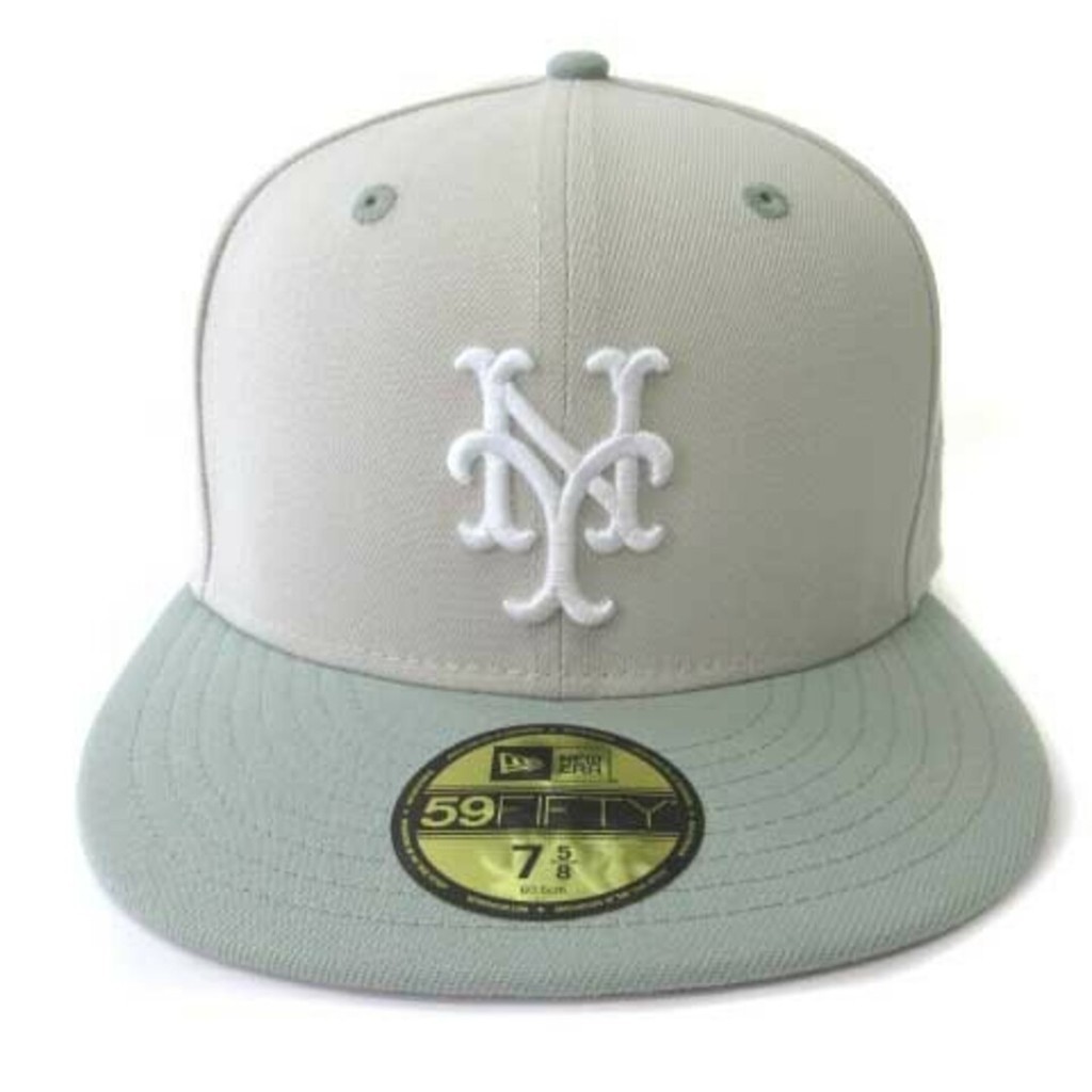 หมวก หมวกแก๊ป New Era York Mets 7 5 8 60.6 cm ส่งตรงจากญี่ปุ่น มือสอง
