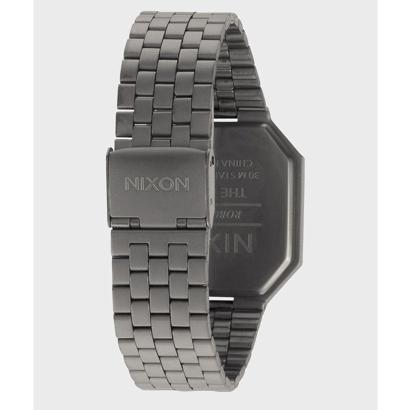 Nixon Re-Run All Gunmetal NXA158632-00 นาฬิกาข้อมือผู้ชายและผู้หญิง สีกันเมทัล