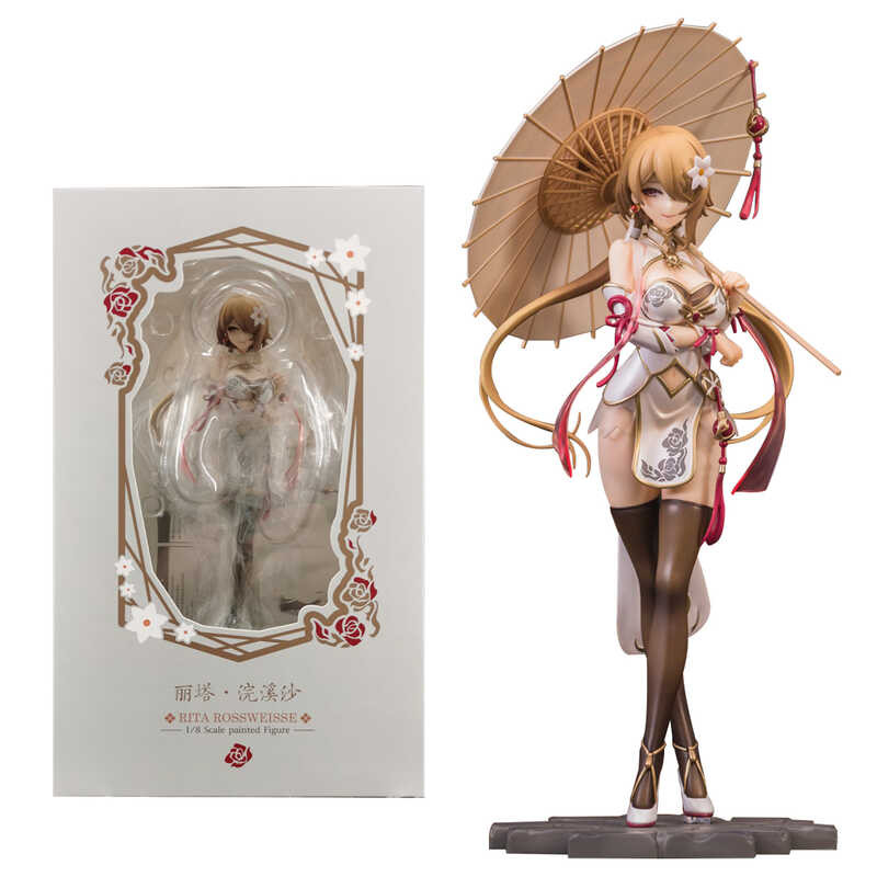 ◆ 25Cm เกม Hongkai ผลกระทบ 3 คน Rita Rossweisse Huanxisha Cheongsam Manikin การ