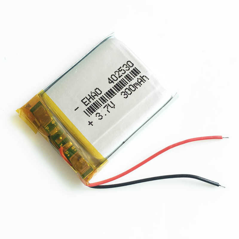 Δ EHAO 10 ชิ้น 3.7V 300Mah 402530 ลิเธียมโพลิเมอร์ Lipo