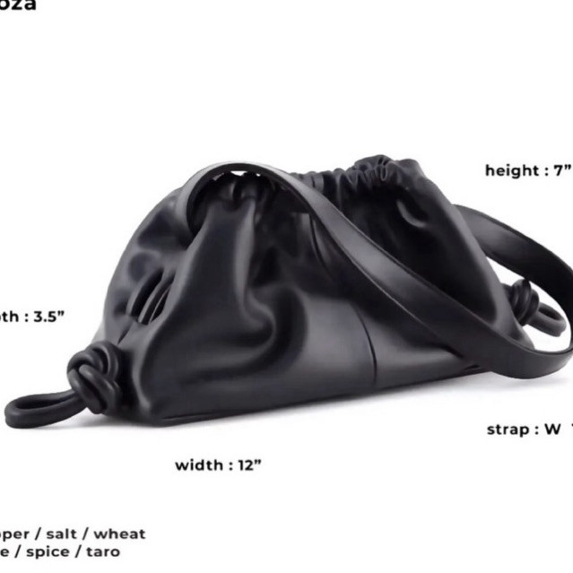 ♞,♘**พร้อมส่ง ของแท้** Garmenti Gyoza leather สีดำ สุดcute น่ารักกก  fdki