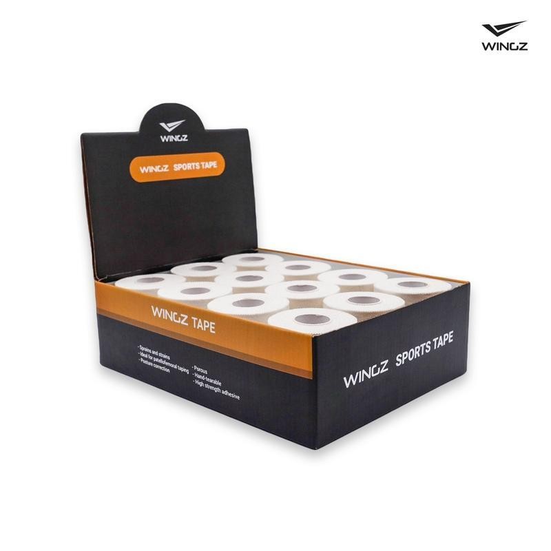 WINGZ Sport Tape กล่องสีส้ม ขนาด 3.8cmx10m ROLL เทปผ้าล็อค