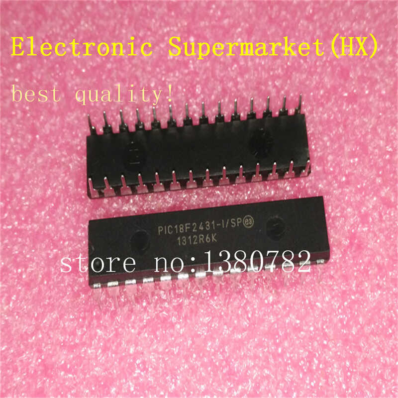 ❤ การจัดส่งฟรี 10 ชิ้น/ล็อต Pic18f2431-I/Sp Pic18f2431-Dip-28 IC ในสต