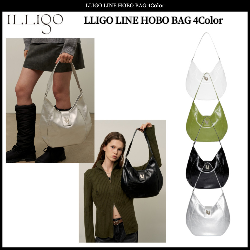 ♞Illigo LINE HOBO กระเป๋า 4 สี FVB