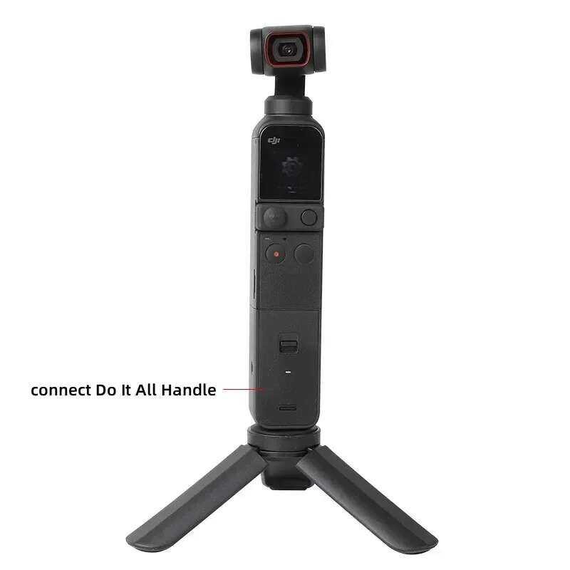 ▥ MINI ขาตั้งกล้องกีฬาขาตั้ง Gimbal สําหรับ OSMO กระเป๋า 2 Gimbal/ DJI Action 4 3 /กล้อง Gopro