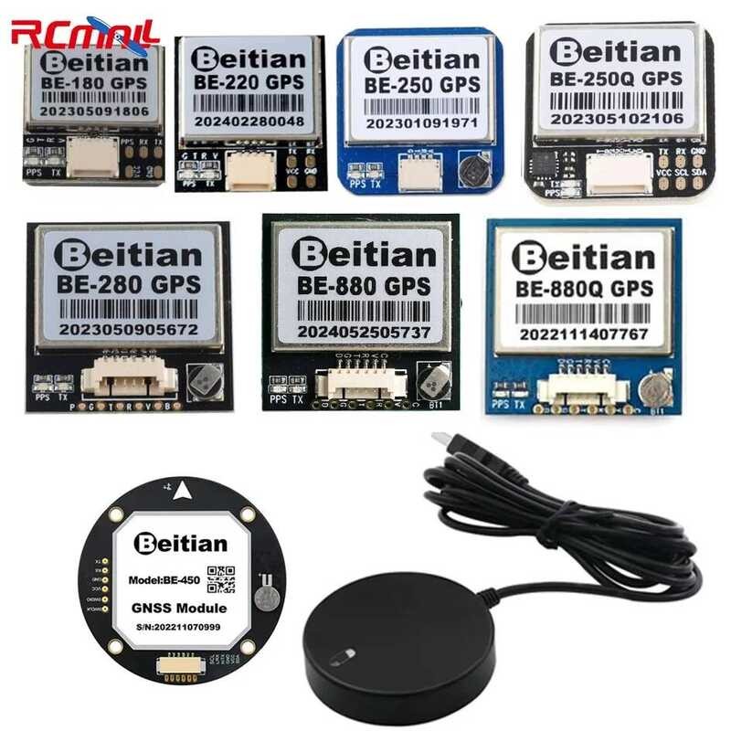 Beitian GPS โมดูล BE-180 BE-220 BE-250 BE-280 BE-450 พร้อมเสาอากาศ M10 Ultra-low Power GNSS Receiver